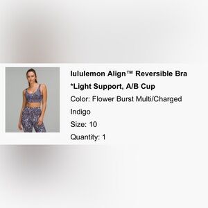 Lululemon Align Reversible Bra